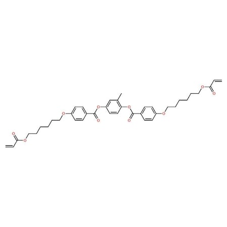 Ak Scientific 2-Methyl-1, 4-phenylene bis(4-((6-(acryloyloxy)hexyl)oxy)benzoate) (25g), CAS 125248-71-7 X9620-25g