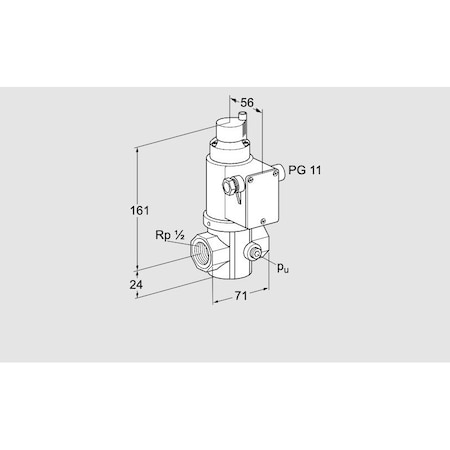 Honeywell Kromschroder VLV, SOLND, GAS, VG 15R02LK31D KS85205160