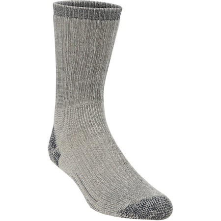 Hiwassee Trading Co Large Charcoal Heavy Weight Hiking Crew Sock 71689