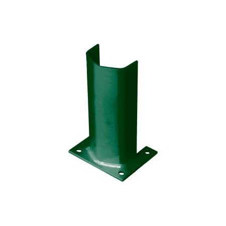 Bluff Mfg 1/2" Thick 12" H Steel Post Protector Green 1/2PO12CG