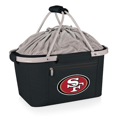 Picnic Time Family Of Brands NFL San Francisco 49ers - Metro Basket Collapsible Cooler Tote 645-00-175-274-2
