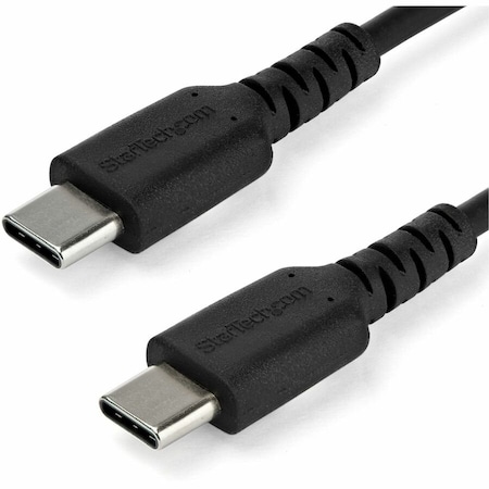 Startech.Com 1m USB C Charging Cable Durable Cord 60W RUSB2CC1MB