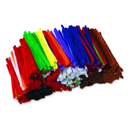 Easy-To-Organize Jumbo Chenille Stems Class  in., 6PK EA284657