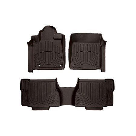 Weathertech Cocoa, Front and Rear FloorLiner HP 474081IM-470937IM