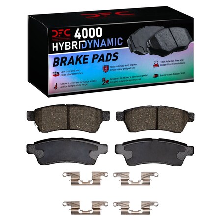 Dfc 4000 HybriDynamic, Disc Brake Pad Set,  4000-1100-01