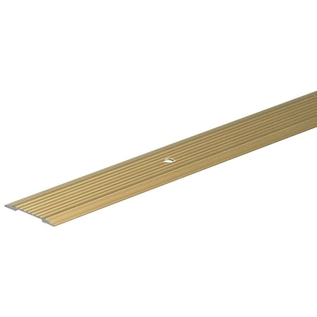 Frost King Seam Binder, 6 ft L, 1-1/4 in W, Fluted Surface, Aluminum, Gold, Satin H433FB/6