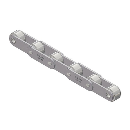 Senqcia Inspire Series SBR Conveyor Series Double Pitch Riv Lg, 10 ft OAL, 3 P, 1.75 Dia x 1 W C2122RB