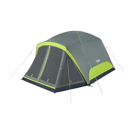 Coleman 6-Person Skydome Camping Tent w/Screen Room - Rock Grey 2207041