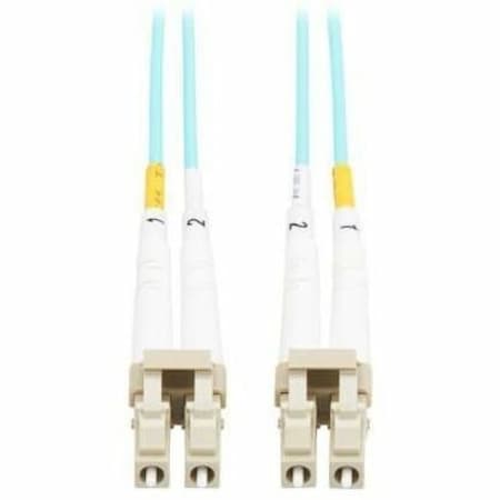 Eaton Tripp Lite Series 10Gb Duplex Multimode 50/125 OM3 OFNP Fiber Patch Cable LC/LC - Aqua, 2 m N820-02M-TAA