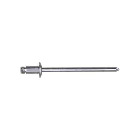 Auveco Panel Blind Steel Rivet 1/8in Diameter 1/32in-1/16in Grip, 100PK 19046