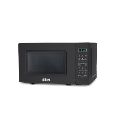 Commercial Chef 0.7 cu ft.  Countertop Microwave Oven Oven, Black CHM7MB