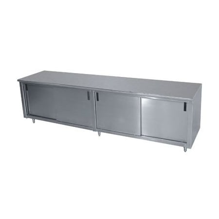 Advance Tabco Flat Top Enclosed Base Sliding Doors ECB-SS-247