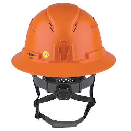 Ergodyne Orange Class C Type 2 MIPS Full Brim Safety Helmet 8964-MIPS