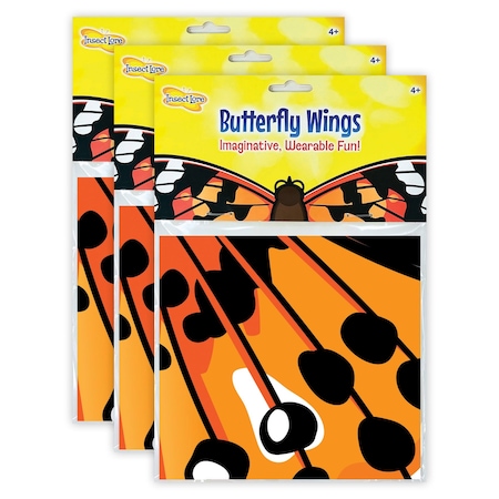 Insect Lore Dress-Up Painted Lady Butterfly Wings, 3PK 4800