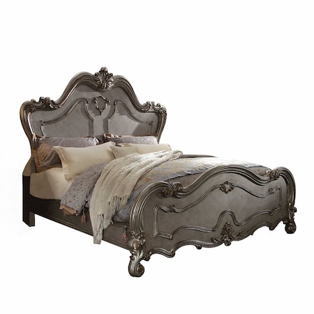 Homeroots Queen Gray Bed 348202