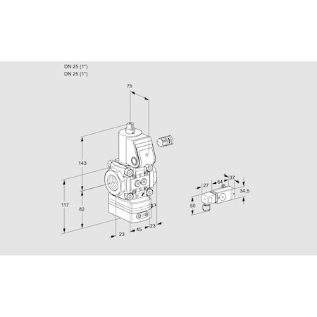 Honeywell Kromschroder VAD125R/NW-100A KS88006650