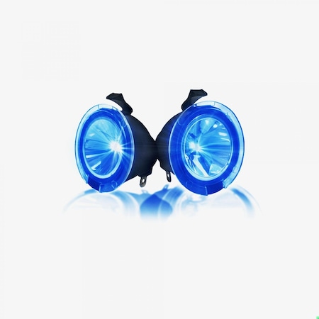Recon Truck Accessories 09-14 F150/RAPTOR ULTRA HIGH POWER LED MIRROR / PUDDLE LIGHT KIT - BLUE 264242BL