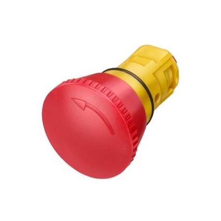Siemens Emergency stop mushroom pushbutton, 16 mm, round, plastic, red latching 3SB2000-1AC01