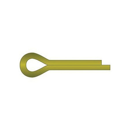 Huyett Cotter Pin, Cadmium Plated Carbon Steel, 0.125 in Dia x 0.750 in Effective Length CPC-125-0750