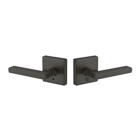 Emtek Residential Door Levers Privacy Matte Black EE3220CLPMB