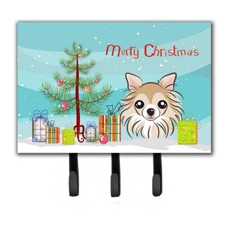 Carolines Treasures Christmas Tree and Chihuahua Leash or Key Holder BB1623TH68