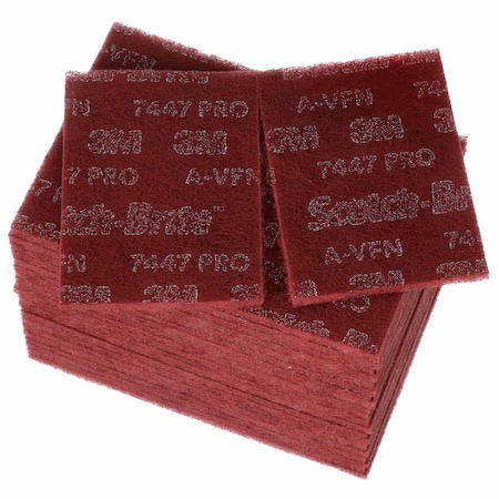 3M Abrasives Scotch-Brite 7447 PRO Hand Pad, 6 in x 9 in 7100023339