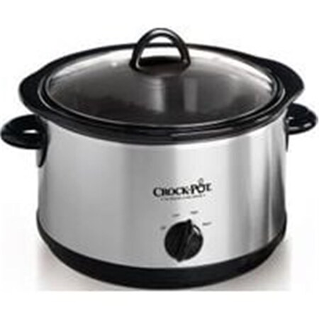 Mr. Coffee Cooker Slow Man Round 4.5Qt Ss SCR450-S 7019987