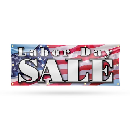 Signmission Labor Day Sale, 36 Inch x 96 Inch, Vinyl Banner B-96-30722