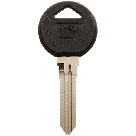 Hy-Ko Automotive Key Blank, Brass/Plastic, Nickel, For: Mazda Vehicle Locks 12005MZ13