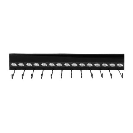Weaver Leather BLK Swing Hook Rack 65-4176