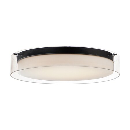 Maxim Duo 20'' Round Flush Mount 12286CLSWBK