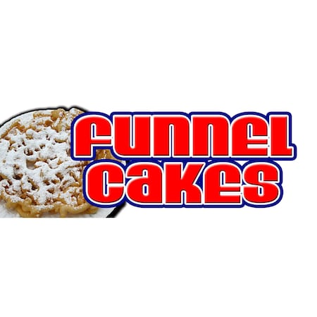 Signmission Funnel Cakes, 12 Inch, Decal D-Funnel Cakes