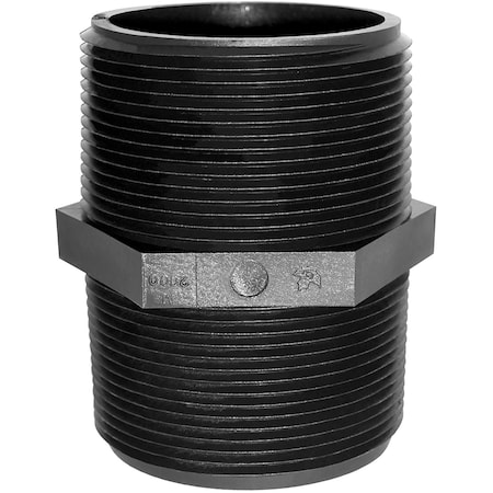 Green Leaf Schedule 80 1 in. MPT X 1 in. D MPT Polypropylene Nipple M1000PBG1