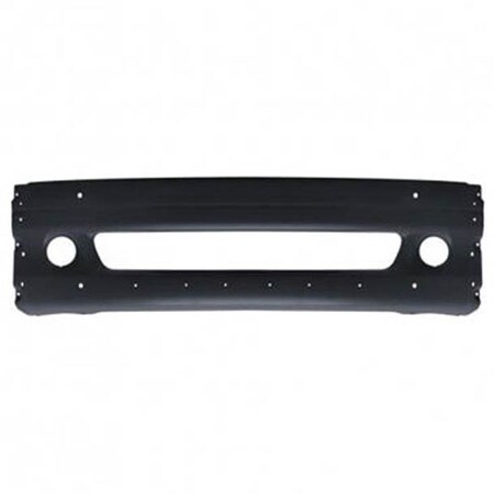 Replacement For Freightliner Columbia 120 Year 2010 Black Steel Center Bumper With Fog Holes