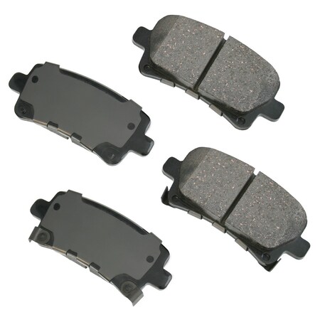 Akebono 10-11 Buick-Saab-Lacross-Regal-9-5:Rear Proact Disk Pad, Act1430 ACT1430