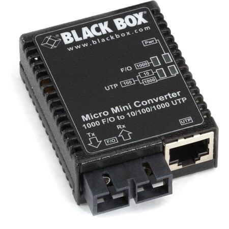 Black Box 10/100/1000 1000 12K Scmedia Converter Us Ps LMC4004A