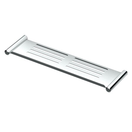 Gatco Elegant 19" Corner Shower Shelf, Chrome 1460