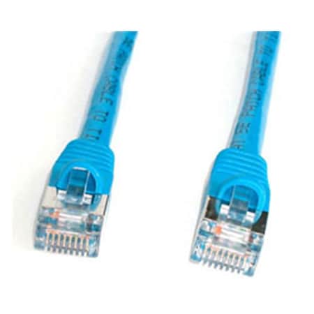Ezgeneration 6 ft Blue Shielded- Snagless- Category 5e- 350 MHz- STP Patch Cable EZ527176
