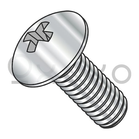 M3-0.5X6 JISB 1111 Metric Phillips Truss Machine Screw Full Thread A2 Stainless Steel, 5000PK