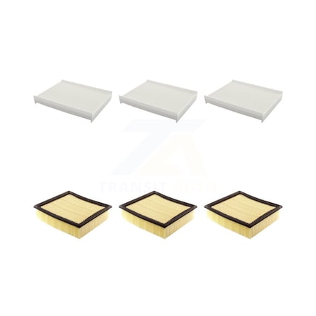 Pur 3x Air + 3x Cabin Filter 6 Total Kit For Ford F-150 Expedition Lincoln Navigator KFL-101050