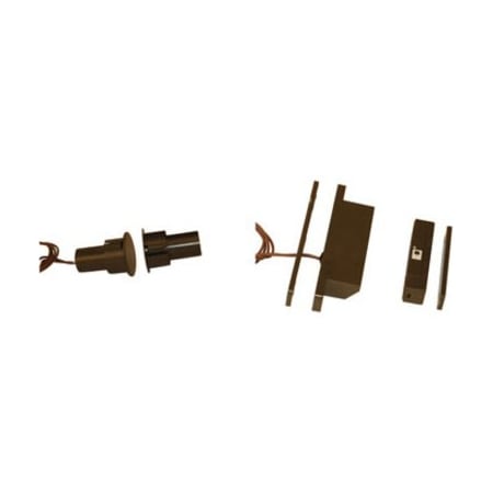 Detex MS-1039 Magnetic Contact - SPST (N.C.) - For Overhead Door - White MS-1039S