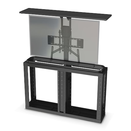 Storm Shell TV and Soundbar Lift Cabinet Kit, Single Motor, 124lb Capacity A-55-LM70