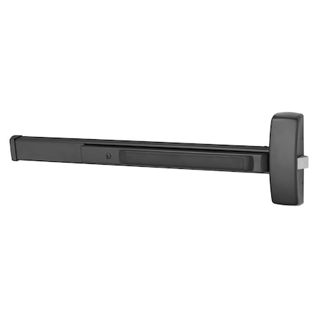Sargent Grade 1 Rim Exit Bar, Wide Stile Pushpad, 36in Device, Nightlatch Function, Hex Key Dogging, Black 8804F BSP