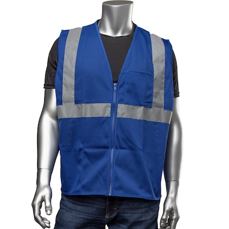 Pip Non-ANSI Enhanced Visibility Mesh Vest 301-0702Z-BL/3X
