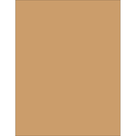 Tape Logic 8 1/2 x 11in Kraft Blockout Laser Labels LLB300