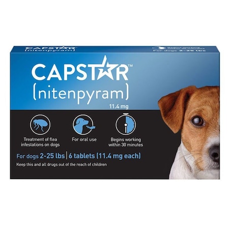Petiq Elanco Capstar Tablets, Blue, 2-25 lbs, 6PK 097800