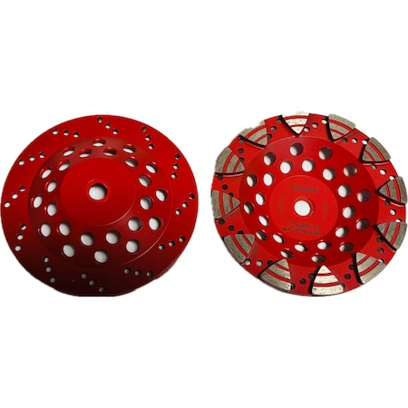 Vantage Product E Segmented Cup Wheel, Concrete Cutting, 4-1/2'', Coarse TASEG7J12A320