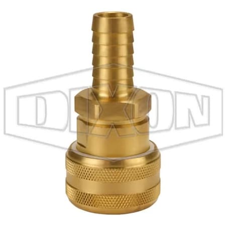Dixon Air Chief Industrial Quick Connect Coupler, 3/4 in Nominal, Quick Connect Coupler x Hose Barb, 300 p DC7045