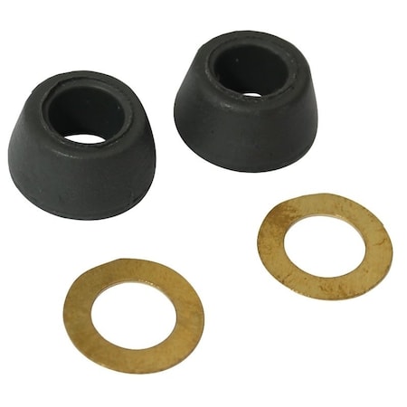 Plumb Pak Cone Washer and Ring, 3/8 in ID x 23/32 in OD Dia, For: Faucet, Ballcock Nut PP810-31