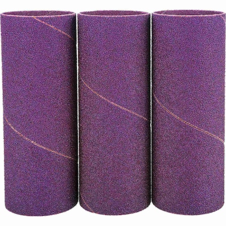 Grizzly 2" Dia. x 5-1/2" A/O Hard Sanding Sleeve, 60 Grit, 3PK H6674
